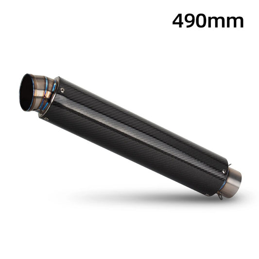 Universal 60mm Motorcycle Exhaust Carbon Fiber Titanium Alloy GP-89mm Muffler with DB Killer For Suzuki Hayabusa Z900 ZX25R MT10