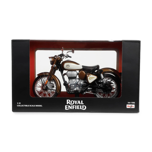 Royal Enfield New Classis 350 Scale Model | 1: 12 | Rear-View Mirrors | Free Rol