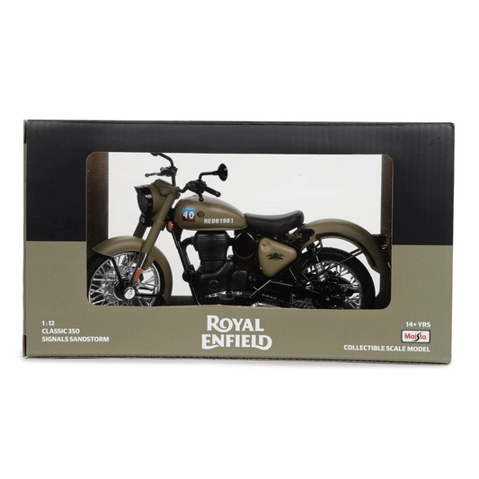 Royal Enfield J1A Scale Model Signals Sandstorm 1:12