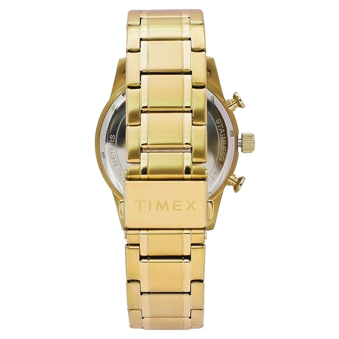 TIMEX Analog Watch for Man with Round Dial & Water Resistant Men's Wrist Watches