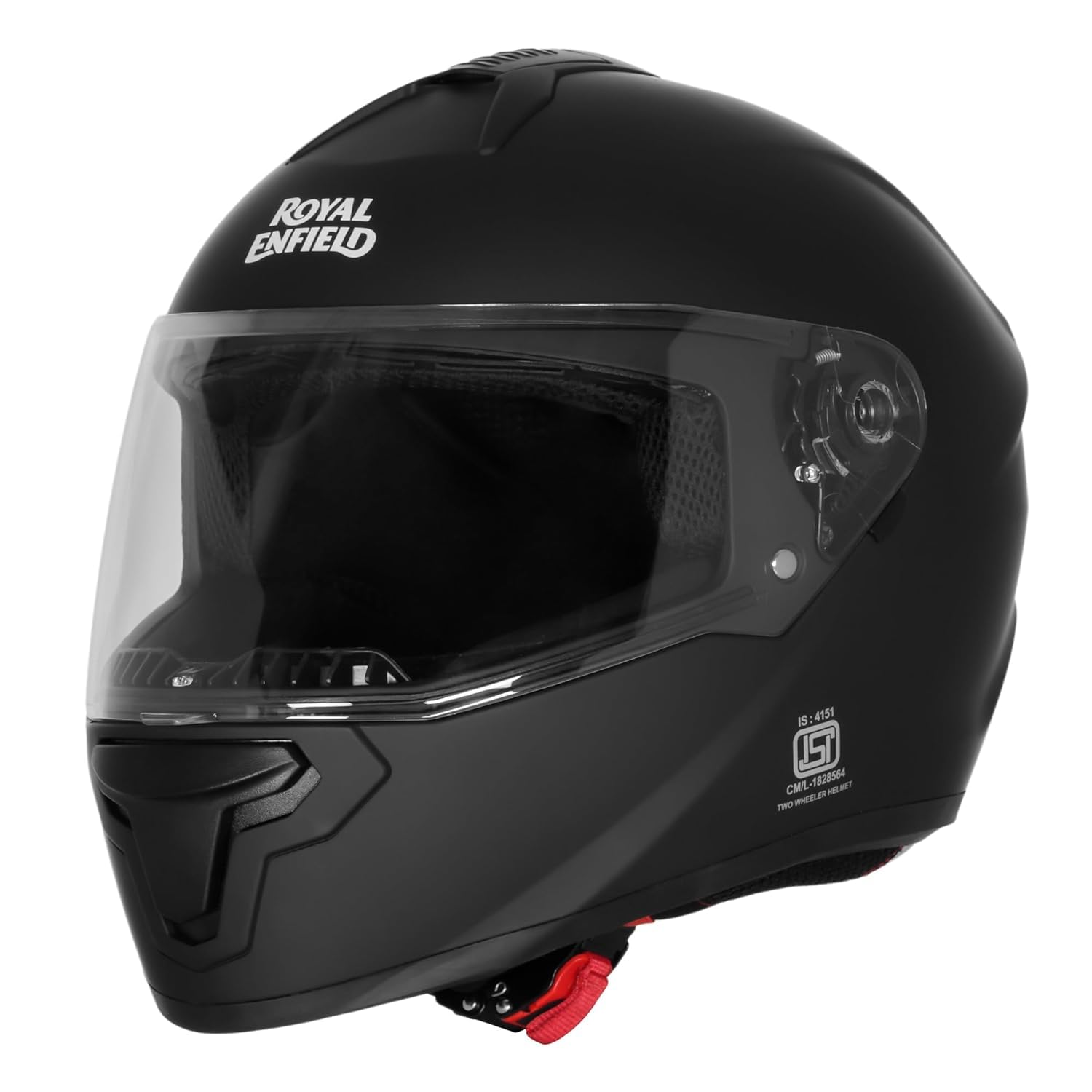 Royal Enfield Full Face Quest Helmet with Visor | ISI &DOT Certified | High Density EPS Liner for Better Impact Absorption