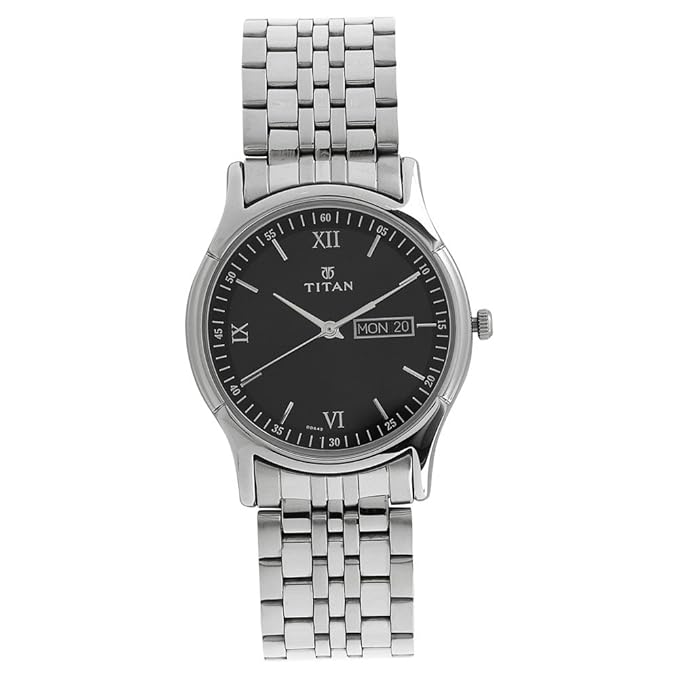Titan Karishma Analog Black Dial Men's Watch-NL1636SM01