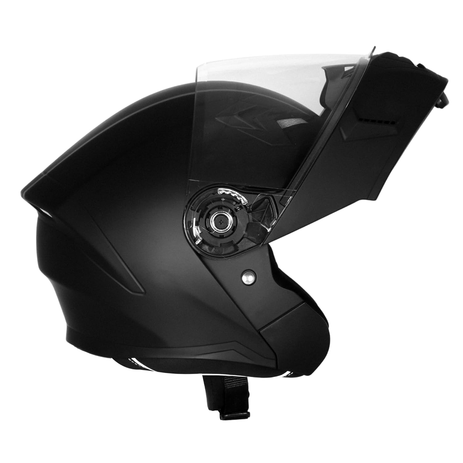 Royal Enfield MOD Adroit Helmet | ISI Certified | Flip- up Modular | High Impact Grade Thermoplastic Shell | High Density EPS Liner for Better Impact Protection | UV Treated Visor | Black