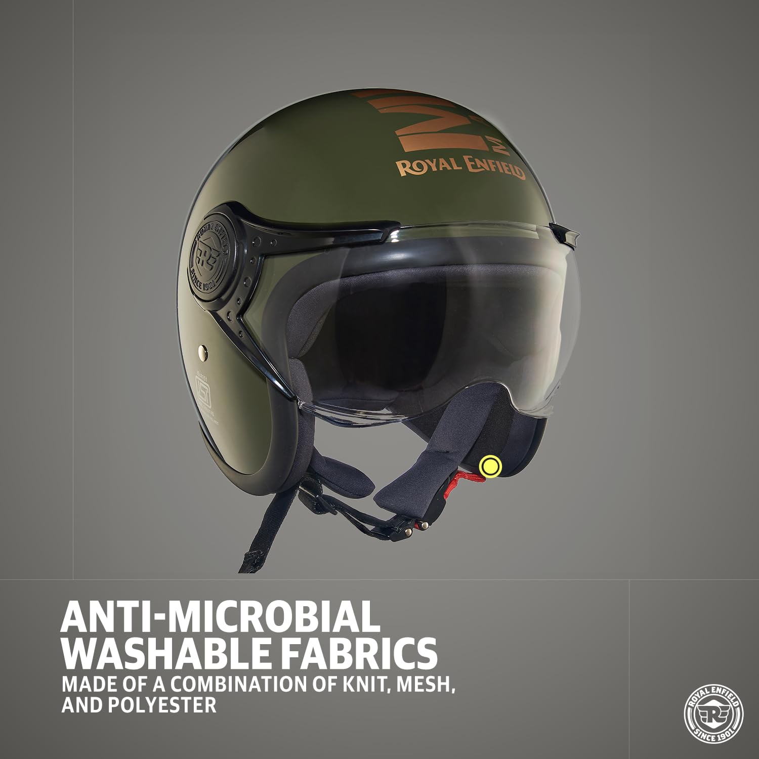 Royal Enfield Op MLG ISI & DOT Helmet