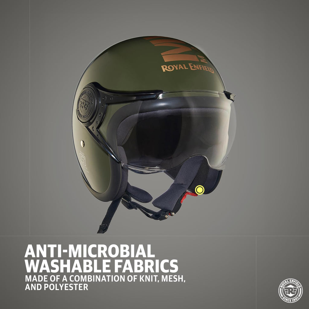 Royal Enfield Op MLG ISI & DOT Helmet