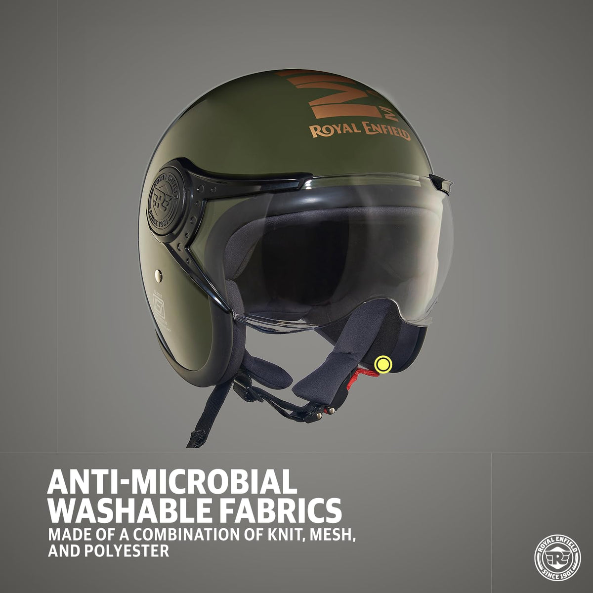 Royal Enfield Op MLG ISI & DOT Helmet