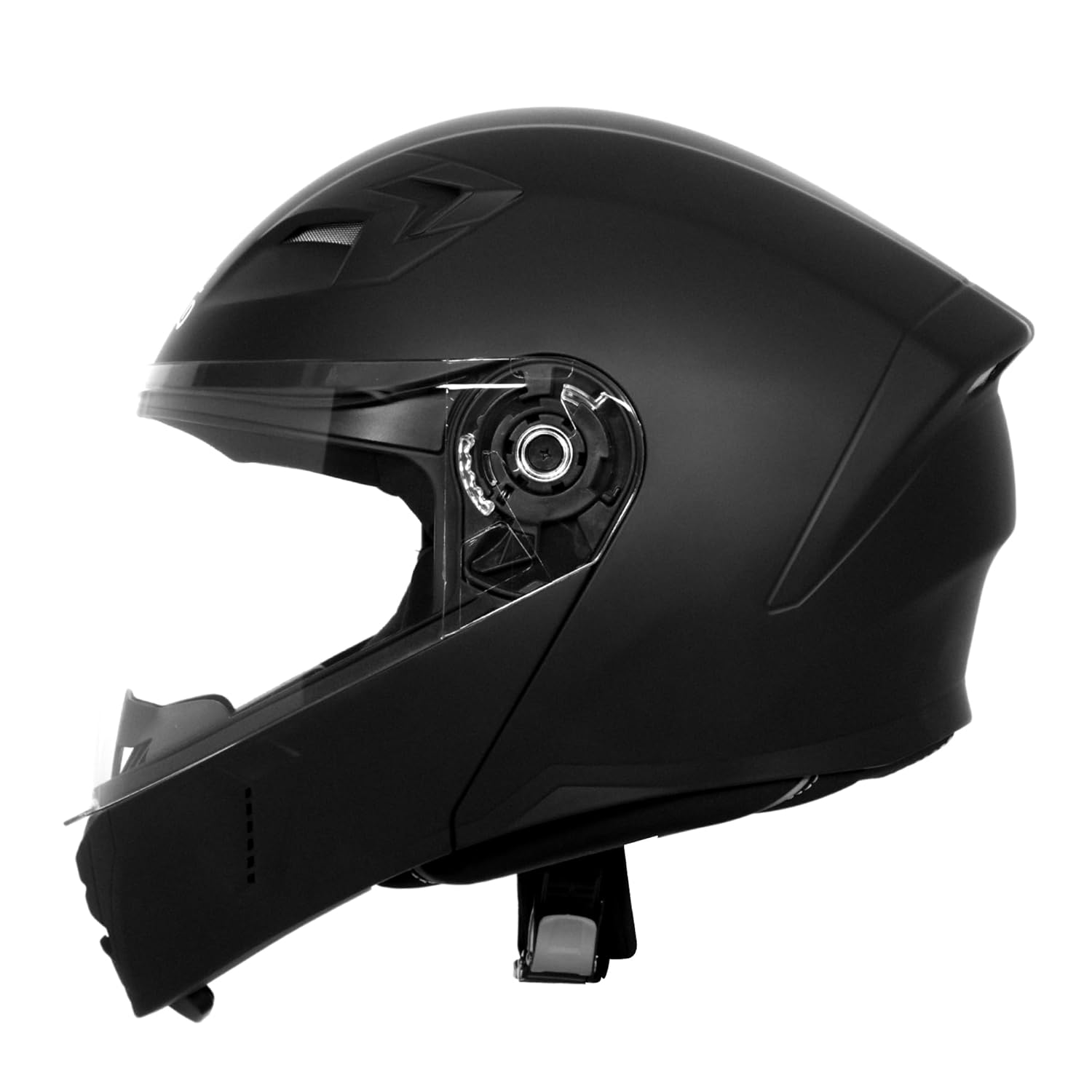 Royal Enfield MOD Adroit Helmet | ISI Certified | Flip- up Modular | High Impact Grade Thermoplastic Shell | High Density EPS Liner for Better Impact Protection | UV Treated Visor | Black