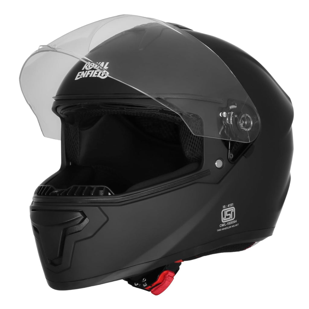 Royal Enfield Full Face Quest Helmet with Visor | ISI &DOT Certified | High Density EPS Liner for Better Impact Absorption