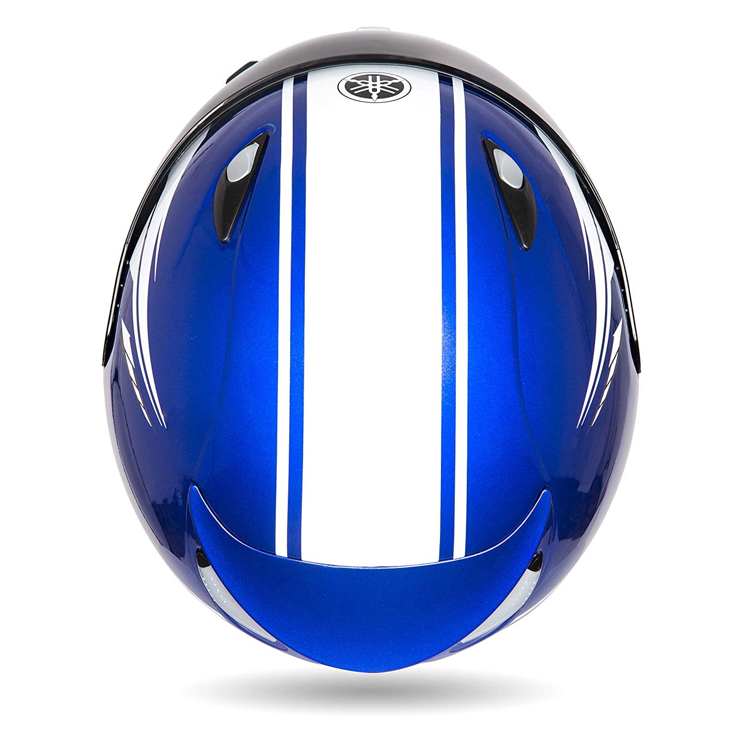 Yamaha Motor YRF Full Face Helmet (Racing Blue, Size M,L,XL), Includes Extra Clear Visor Y6AYRFBLXL181 | Racing Blue