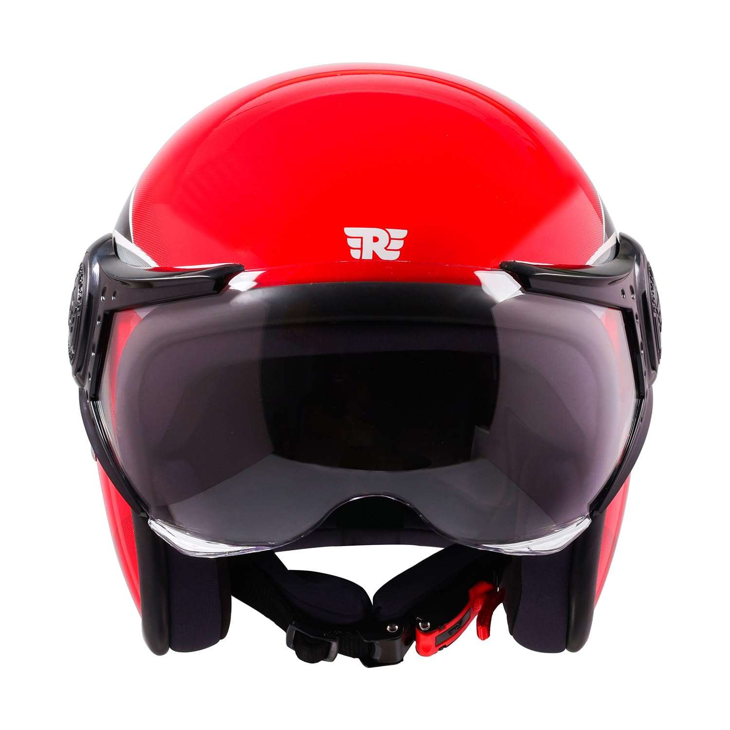 Royal Enfield MLG Jet Sonic Open FACE Helmet | Made Like A Gun- ISI & DOT Certified | ABS GI | High Impact Grade Thermoplastic