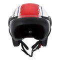 Royal Enfield Airborne Div. Open Face Riding Helmet | ISI and DOT Certified | with Advance Durability- High Impact Grade Thermoplastic and Impact Protection with EPS Liner Off White