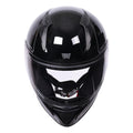 Royal Enfield Roadster Full FACE 1901 Helmet with micrometric Lock|ISI & DOT Certified|Scratch Resistant Visor|High Impact ABS Shell|High Density EPS Liner| 3 Intake Ports & 2 Exhaust Black