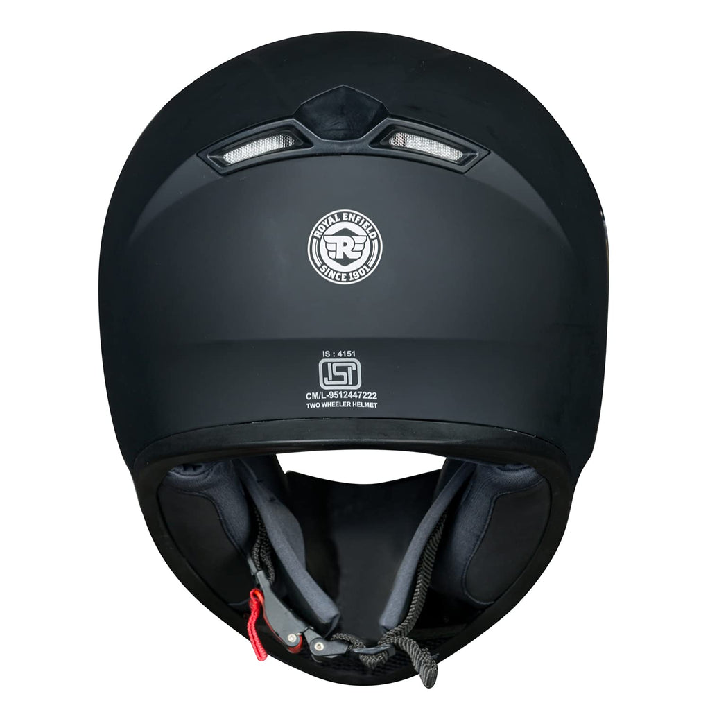 Royal Enfield Full Face Quest Helmet with Visor | ISI &DOT Certified | High Density EPS Liner for Better Impact Absorption