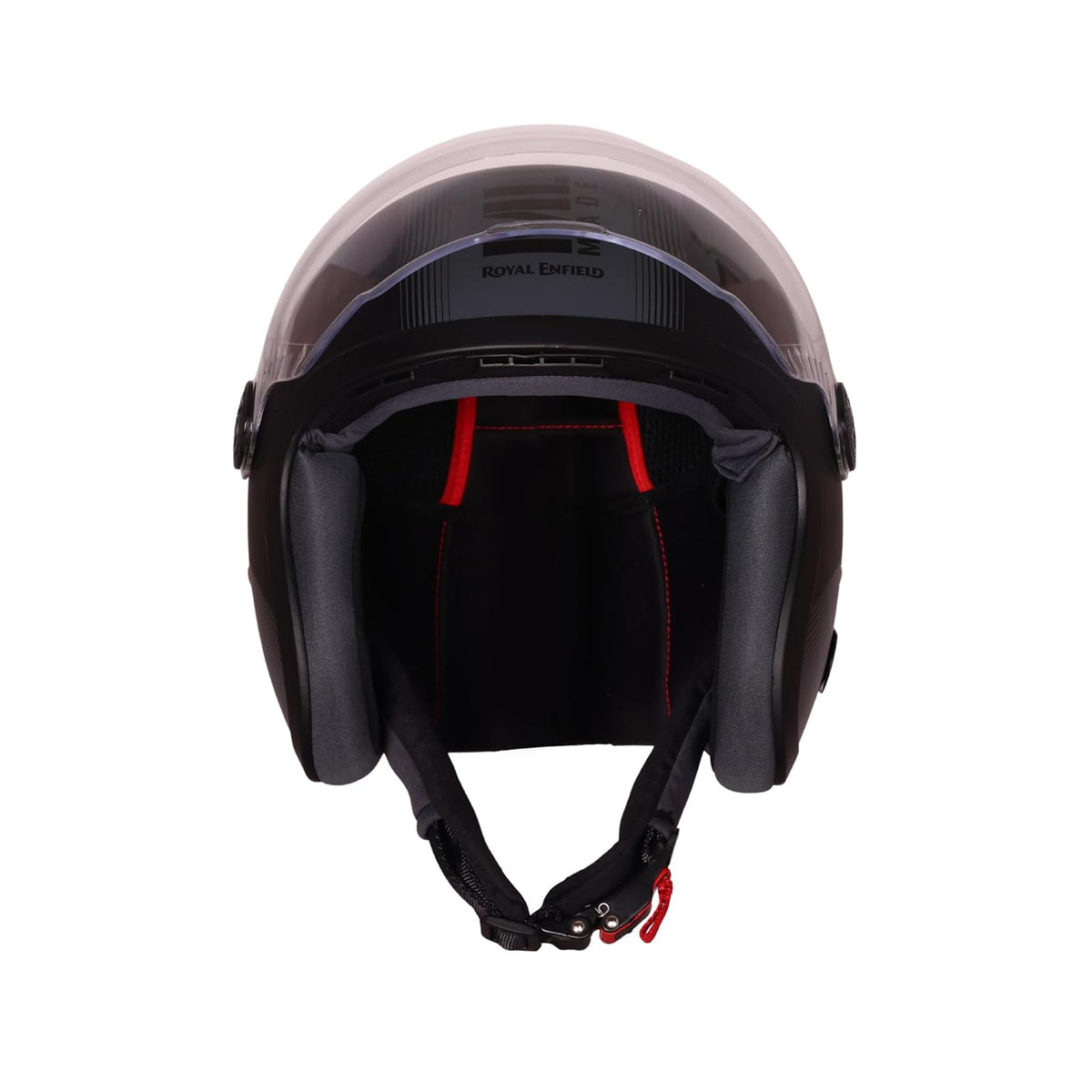 ROYAL ENFIELD REDDITCH Open Face MLG 1901 | ISI Certified | Shell Construction: Built with High Impact Grade ABS | High-Strength EPS Liner | Micrometric Lock | UV-Resistant PU Paints MATT Black