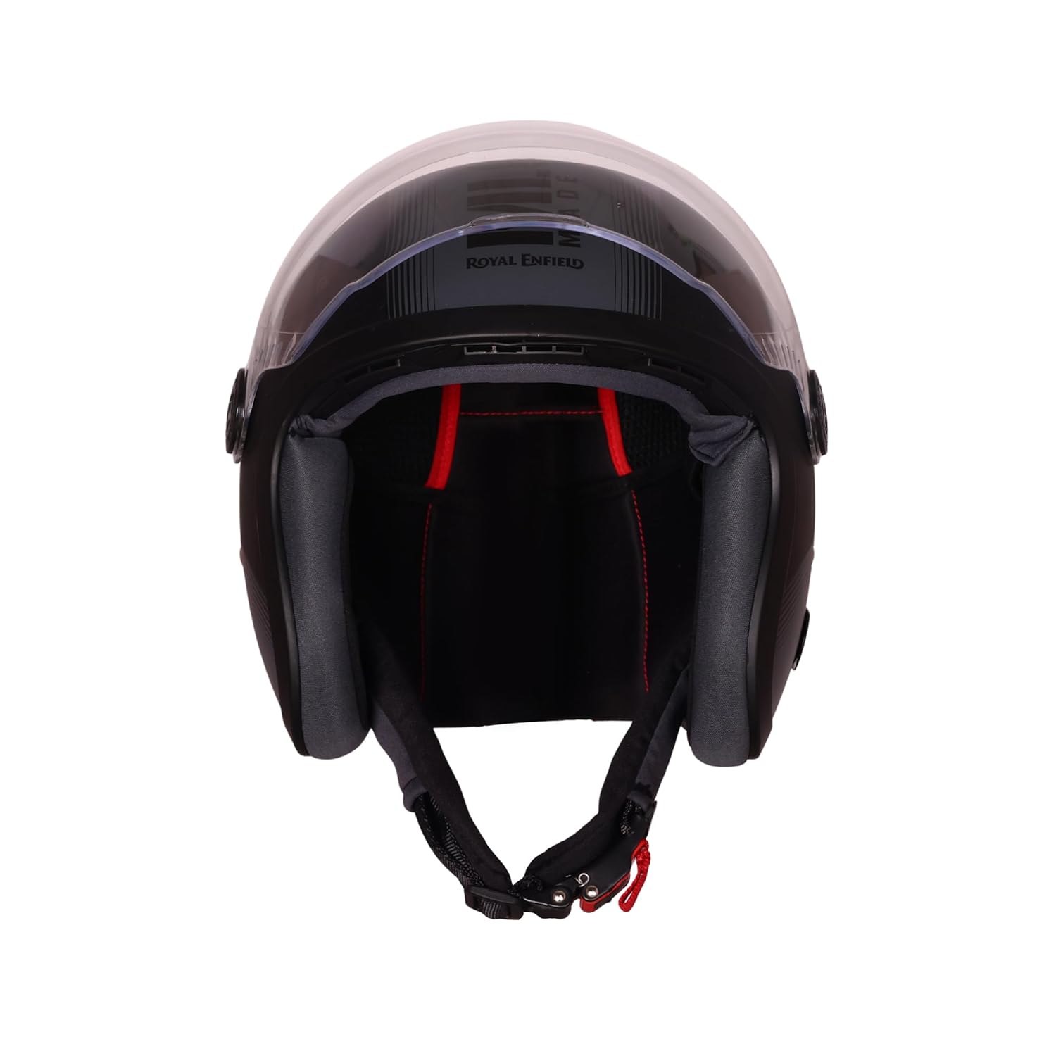 ROYAL ENFIELD REDDITCH Open Face MLG 1901 | ISI Certified | Shell Construction: Built with High Impact Grade ABS | High-Strength EPS Liner | Micrometric Lock | UV-Resistant PU Paints MATT Black