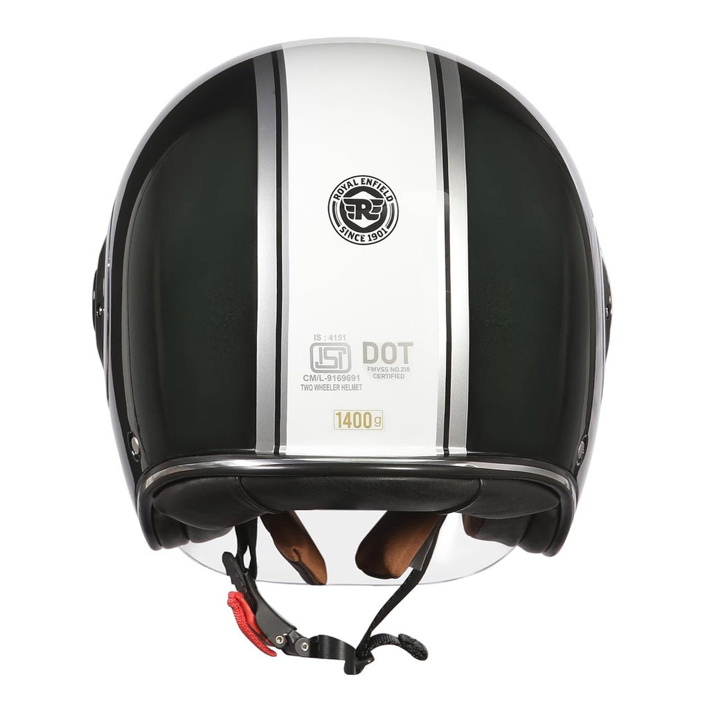 Royal Enfield Spirit of SM ID ABS GL Green ISI and DOT Certified Riding Helmet