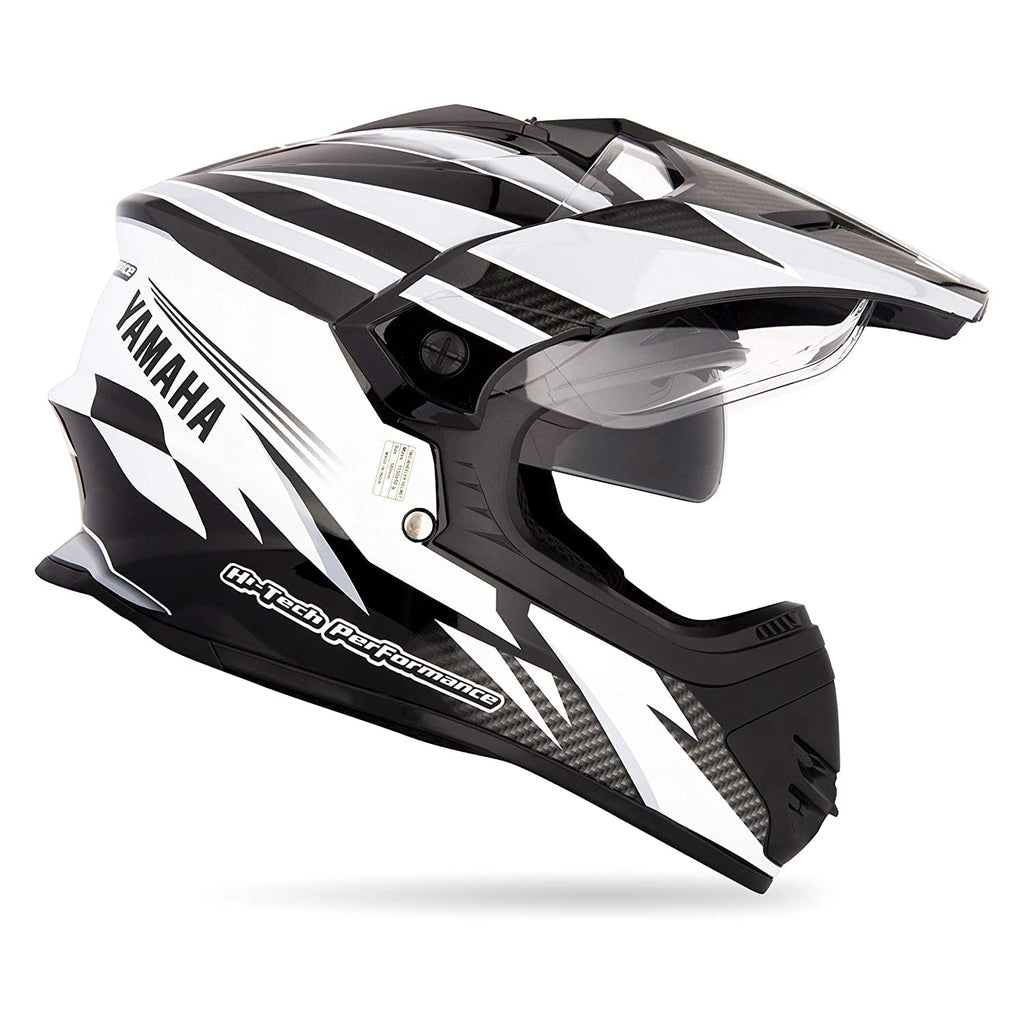 Yamaha Yr8 Full Face Motorcycling Helmet(White&Grey