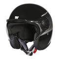 Royal Enfield MLG Jet NEO Open FACE Helmet | Made Like A Gun- ISI & DOT Certified | ABS GI | High Impact Grade Thermoplastic & High Density EPS Liner for Superior Impact Protection Grey
