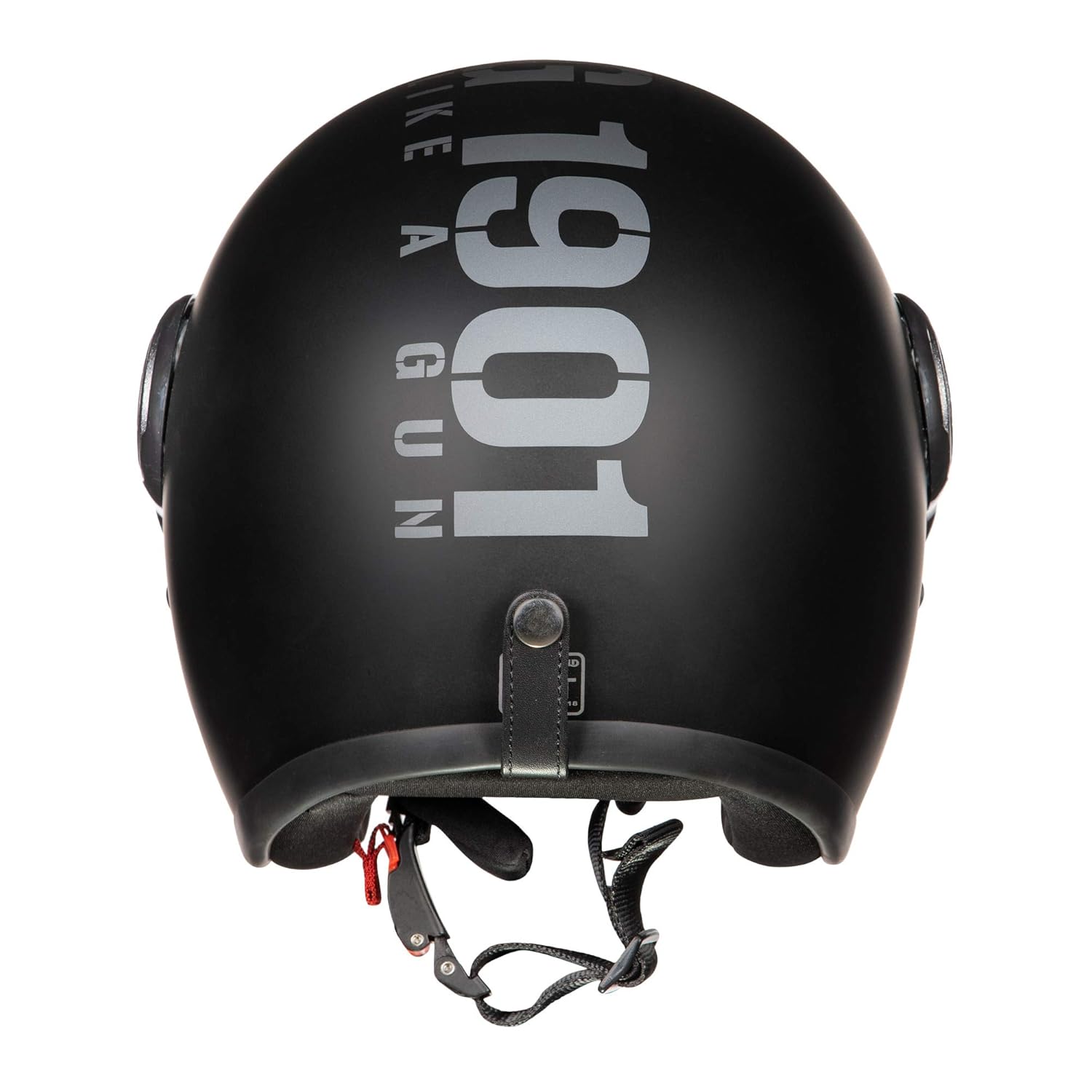 Royal Enfield Open Face MLG Helmet |Made Like a Gun | with Clear Visor | Impact Protection | High Density EPS | ISI and DOT Certified | Micrometric Lock