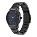 Titan Minimalist Quartz Analog with Date Black Dial Black Metal Strap Watch For Men - NT1806NM01