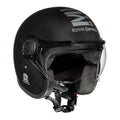 Royal Enfield Open Face MLG Helmet |Made Like a Gun | with Clear Visor | Impact Protection | High Density EPS | ISI and DOT Certified | Micrometric Lock