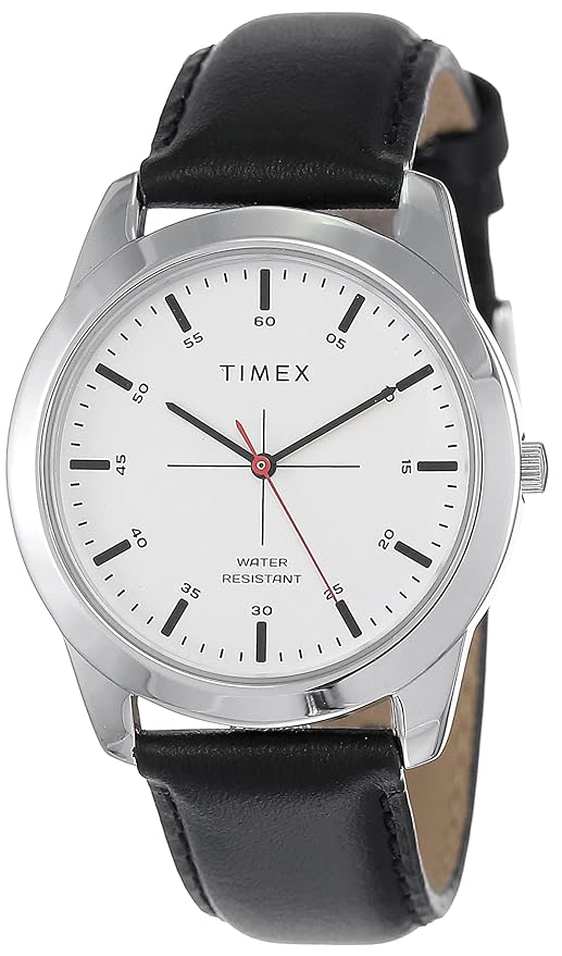 TIMEX Classics Analog Watch for Men with Round Dial & Water Resistant Man's Wrist Watches