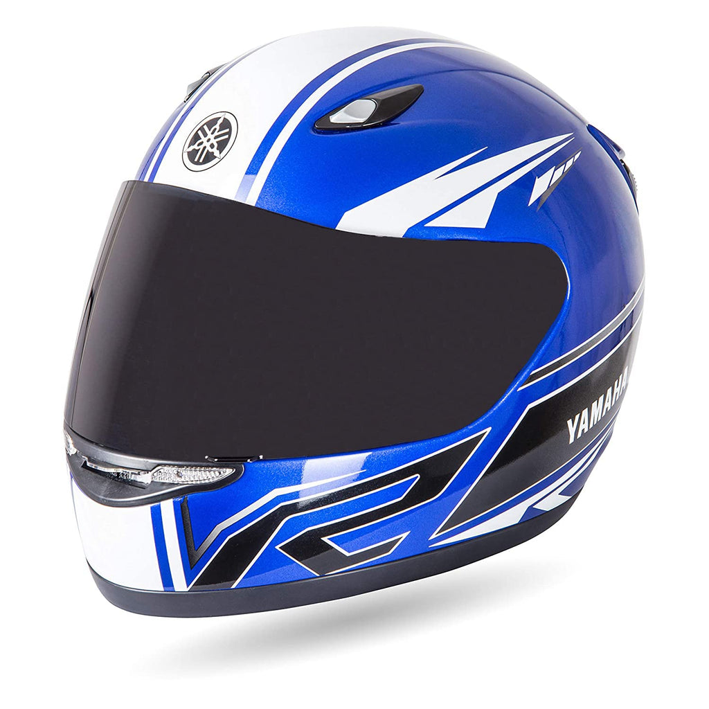 Yamaha Motor YRF Full Face Helmet (Racing Blue, Size M,L,XL), Includes Extra Clear Visor Y6AYRFBLXL181 | Racing Blue