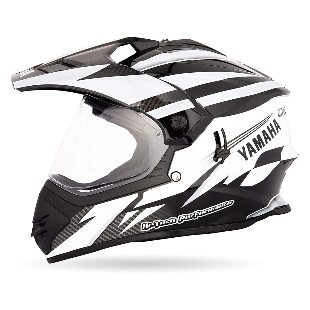 Yamaha Yr8 Full Face Motorcycling Helmet(White&Grey