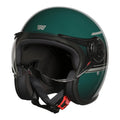 Royal Enfield MLG Jet NEO Open FACE Helmet | Made Like A Gun- ISI & DOT Certified | High Impact Grade Thermoplastic & High Density EPS Liner for Superior Impact Protection