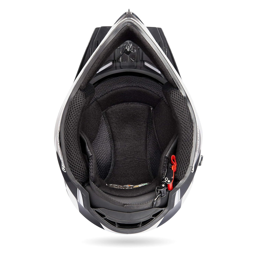 Yamaha Yr8 Full Face Motorcycling Helmet(White&Grey