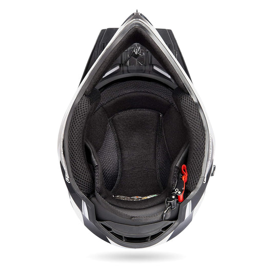 Yamaha Yr8 Full Face Motorcycling Helmet(White&Grey