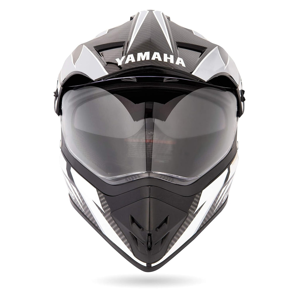 Yamaha Yr8 Full Face Motorcycling Helmet(White&Grey