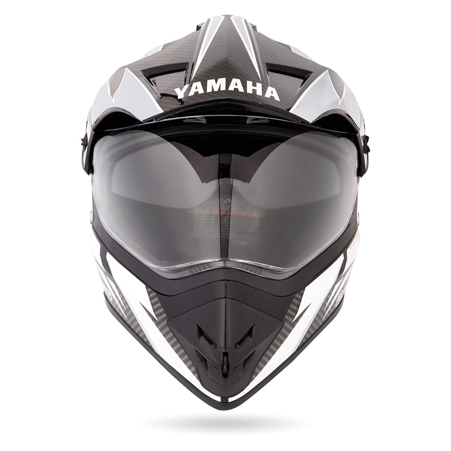 Yamaha Yr8 Full Face Motorcycling Helmet(White&Grey