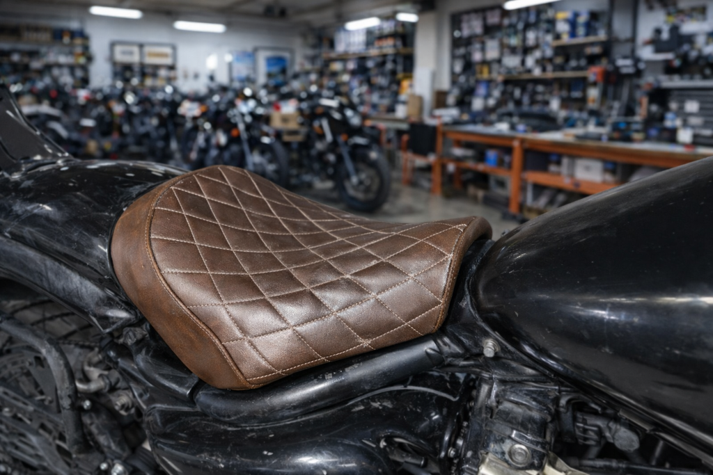 Solo/Rider Low Rider Touring Seat Fit For Royal Enfield Super Meteor 650