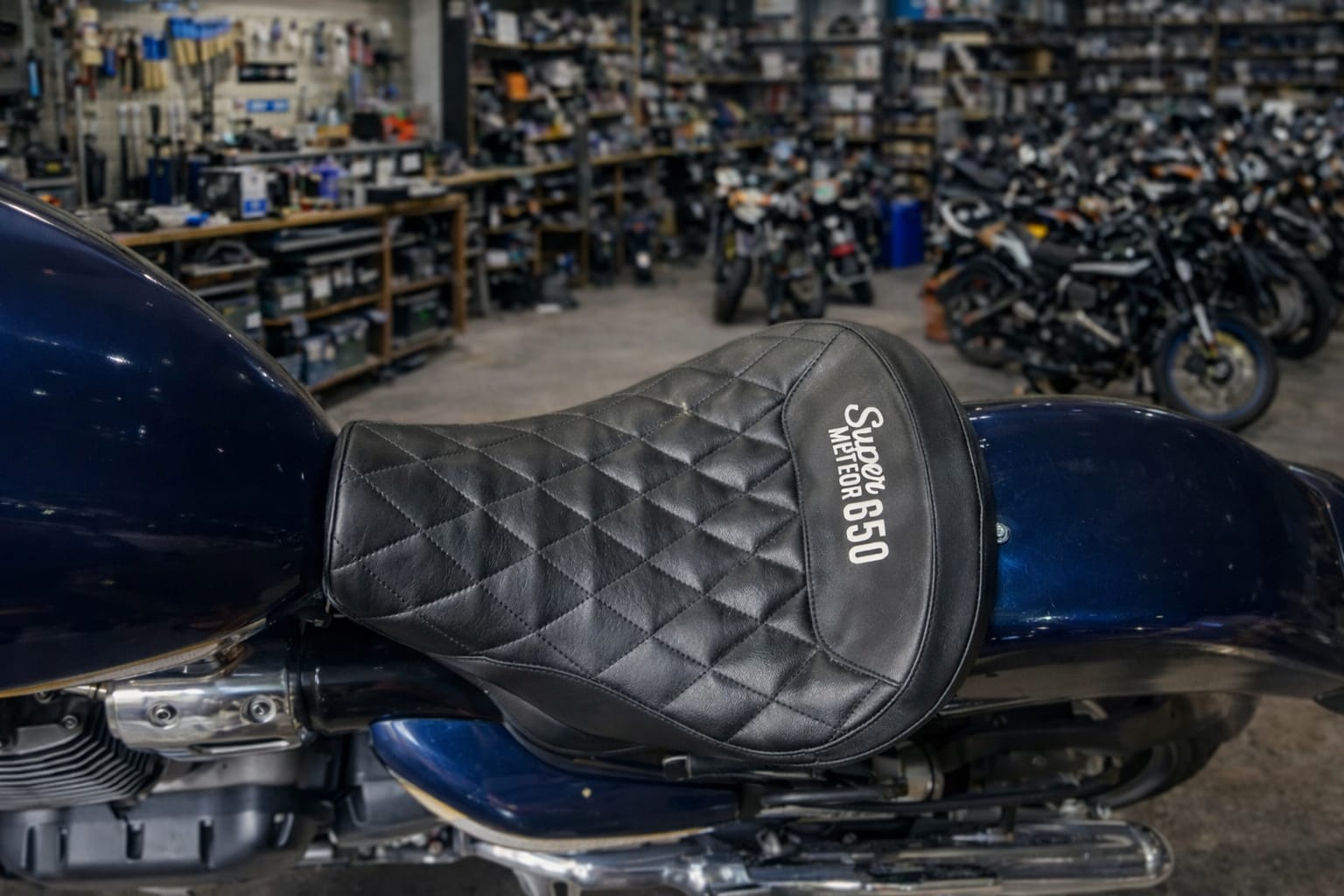 Fit For Royal Enfield Super Meteor 650 Comfort Rider Touring Seat