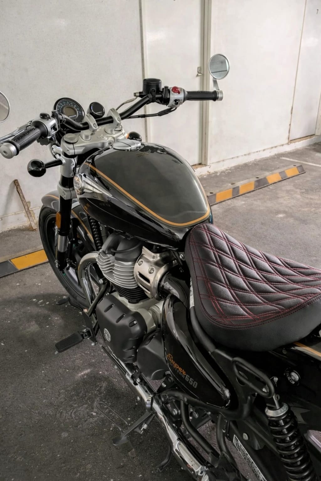 Fit For Royal Enfield Super Meteor 650 Comfort Rider Touring Seat