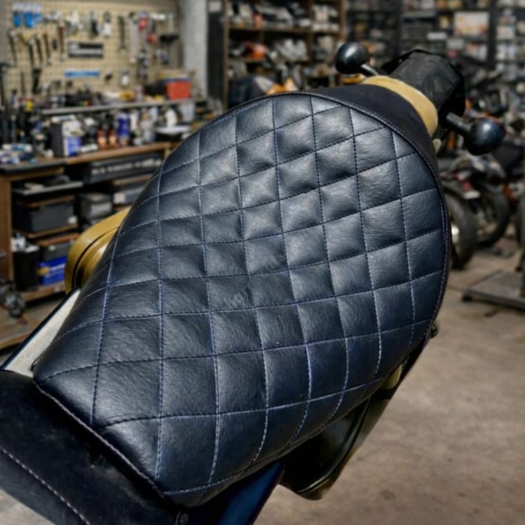 Fit For Royal Enfield Classic 350/500 Single Rider Seat (Black