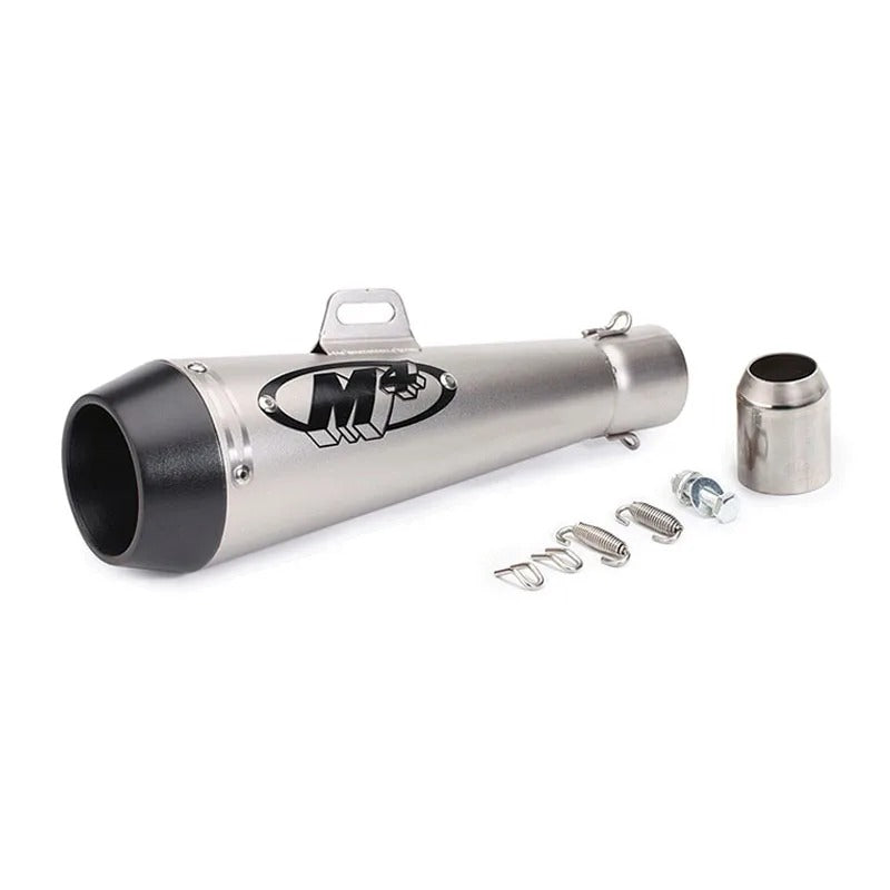 51MM Motorcycle Exhaust Pipe Escape GP Moto Pot Muffler Slip on For Scooter Motocross Dirt Bike Moto 300cc 600cc 1000cc