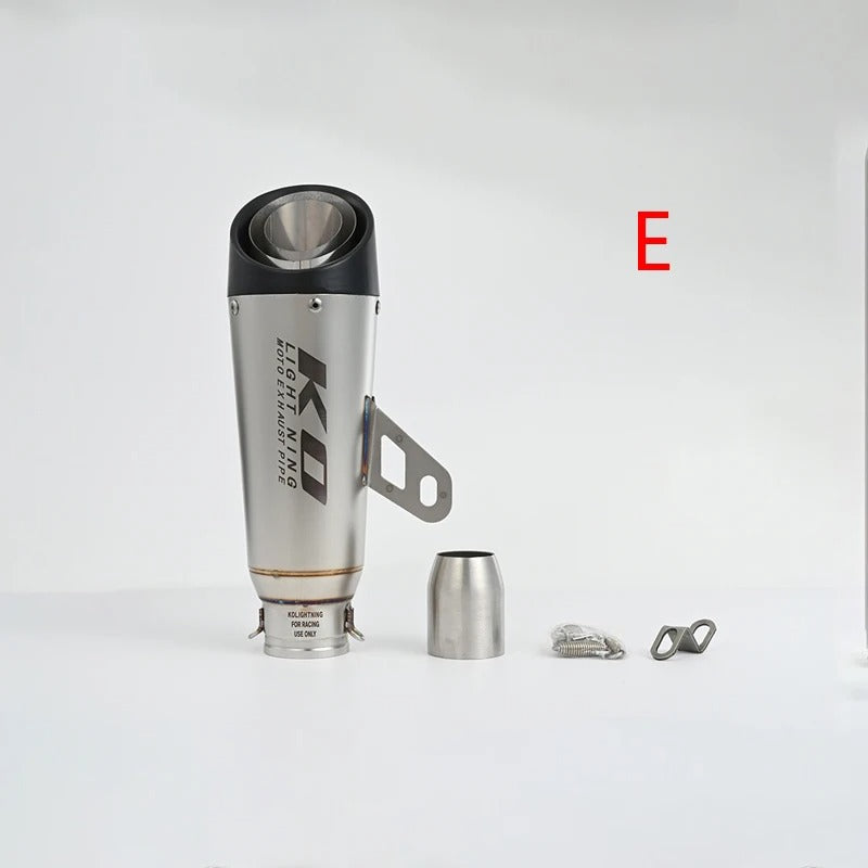51mm Universal Motorccycle Exhaust System Muffler Tail Pipe Stainless Steel Escape Removable DB Killer Escape Tip