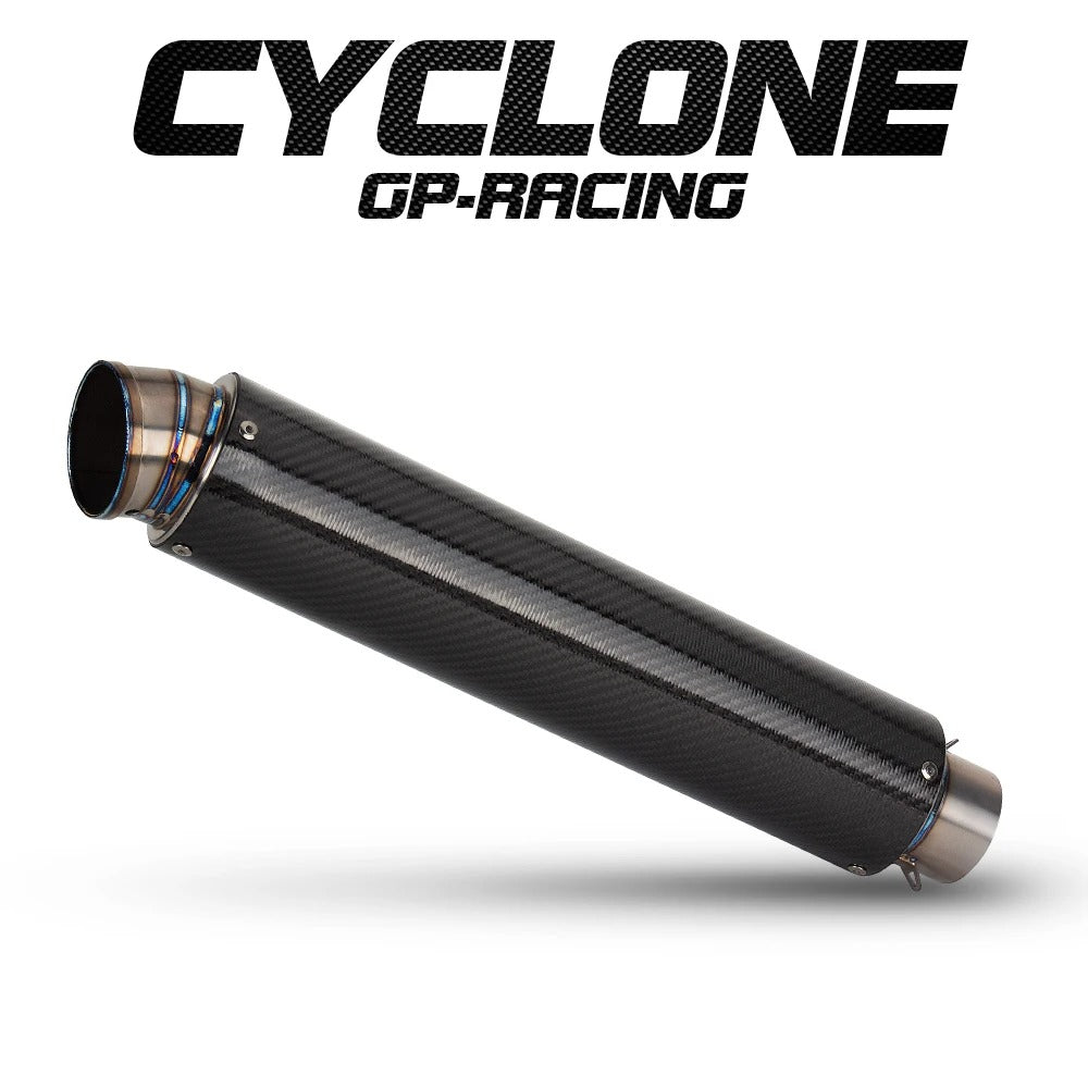 Universal 60mm Motorcycle Exhaust Carbon Fiber Titanium Alloy GP-89mm Muffler with DB Killer For Suzuki Hayabusa Z900 ZX25R MT10