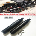 Motorcycle Exhaust For Harley Softail Fat Boy Low Rider S Breakout Street Bob Heritage Classic Exhaust pipe 2018-2024