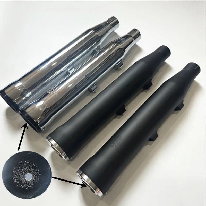 For Harley XL883 1200 X48 custom low bass cobra exhaust back section, cobra exhaust with detachable DB killer