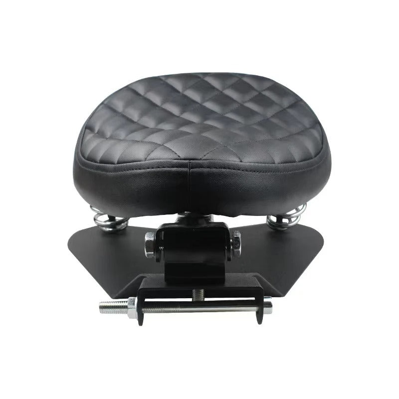 1 Set Motorcycle Retro Leather Solo Seat 3" Spring Bracket For Harley Prince Car Series Modified Single Seat Cushion