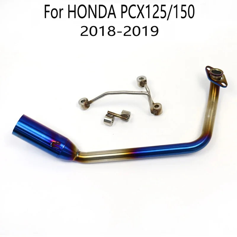 Motorcycle Yoshimura Scooter Exhaust Muffler Modified Front Connection Mid Pipe For Honda PCX 125 PCX 150 2018 2019 2010 - 2016