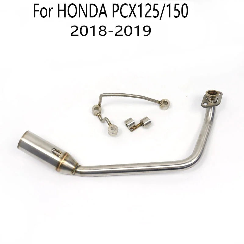 Motorcycle Yoshimura Scooter Exhaust Muffler Modified Front Connection Mid Pipe For Honda PCX 125 PCX 150 2018 2019 2010 - 2016