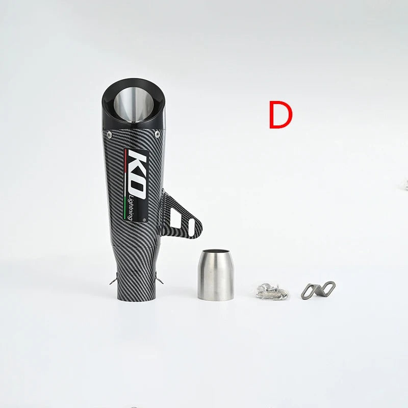 51mm Universal Motorccycle Exhaust System Muffler Tail Pipe Stainless Steel Escape Removable DB Killer Escape Tip