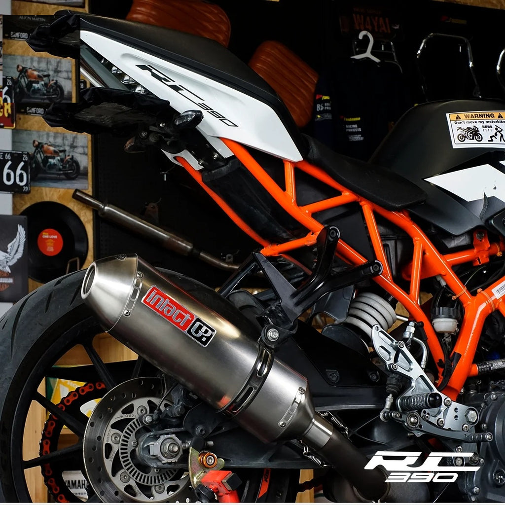 RS Motorcycle Exhaust Pipe Tail Modified FOR FMF KLX EXC S5 NC450 Magician WR250 - Performance Upgrade for Bikers 51MM Universal