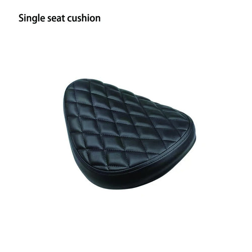 1 Set Motorcycle Retro Leather Solo Seat 3" Spring Bracket For Harley Prince Car Series Modified Single Seat Cushion