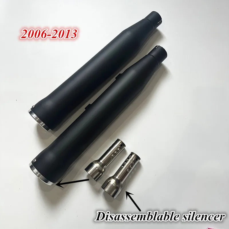 For Harley XL883 1200 X48 custom low bass cobra exhaust back section, cobra exhaust with detachable DB killer