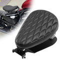 1SET Motorcycle Retro PU Leather Solo Seat With 3" Spring Bracket For Harley Custom Chopper Sportster Bobber Honda Yamaha